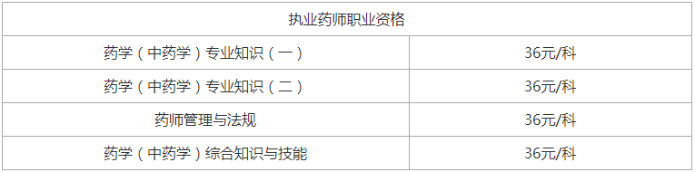 新疆执业药师报名费用.png